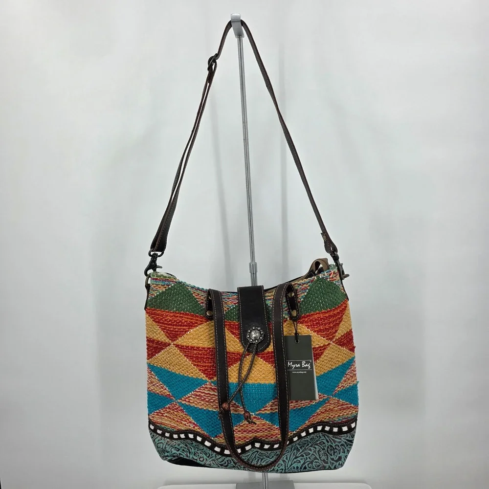 Myra Bag vibrant geometric